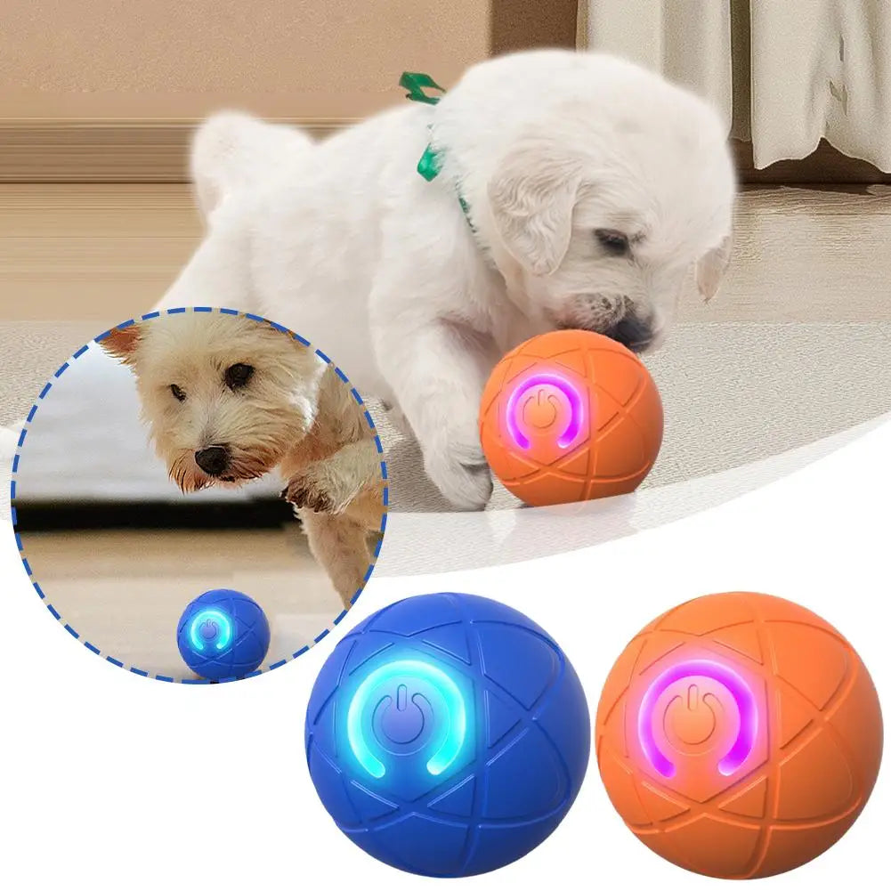 Dog Toy Ball Two Interactive Modes Dog Gift Rolling Bounce Automatic Ball Supplies Moving Pet W4k0