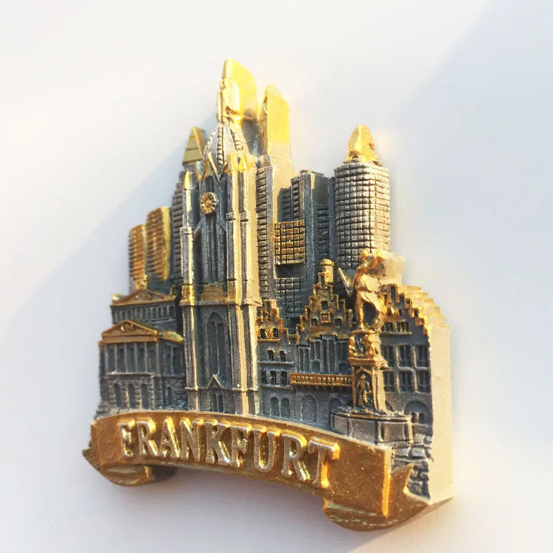 Germany Munchen 3D Fridge Magnets Tourism Souvenir Refrigerator Magnetic Sticker Collection Handicraft Gift