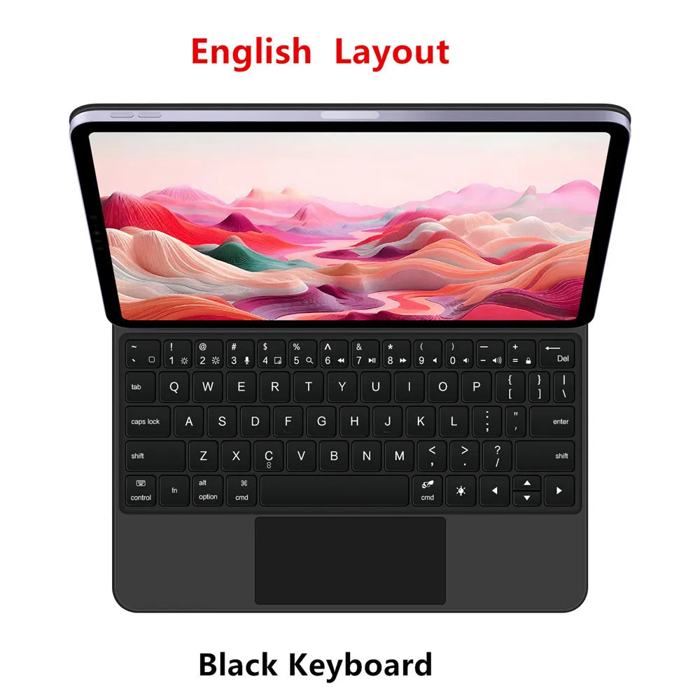Magic Keyboard Folio For Xiaomi Pad 7 2024 Mi Pad 7 Pro 11.2" Tablet Smart Case Portuguese Spanish Korean French keyboard cover