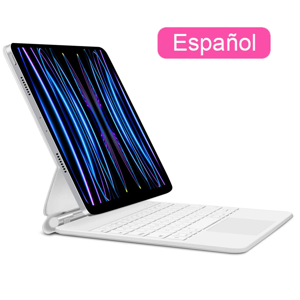 GOOJODOQ Magic Keyboard for iPad Pro 11 Inch 4th/3rd/2nd/1st Gen iPad Air 11 M2 M3 Air 4 Air 5 Floating Stand Bluetooth Keyboard