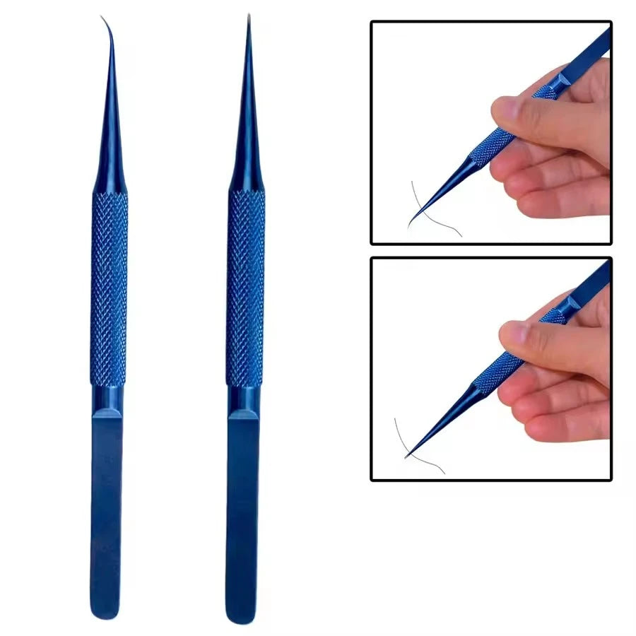 Precision Titanium Alloy Tweezers Professional Repair Fingerprint Fly Line Phone Motherboard Antimagnetic Electronics Forceps