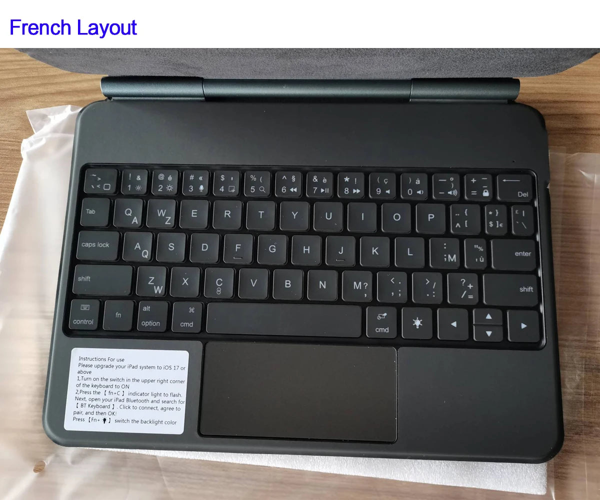 Magic Keyboard Folio For Xiaomi Pad 7 2024 Mi Pad 7 Pro 11.2" Tablet Smart Case Portuguese Spanish Korean French keyboard cover