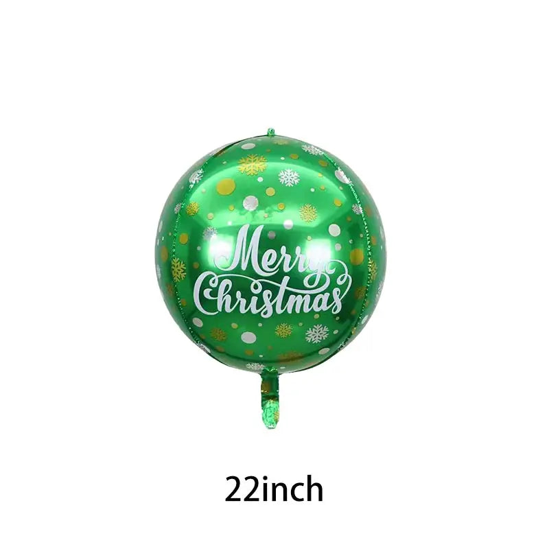Christmas Decoration Balloons Santa Claus Snowman Aluminum Foil Letter Balloon Banner Merry Christmas Theme Party Decor Supplies