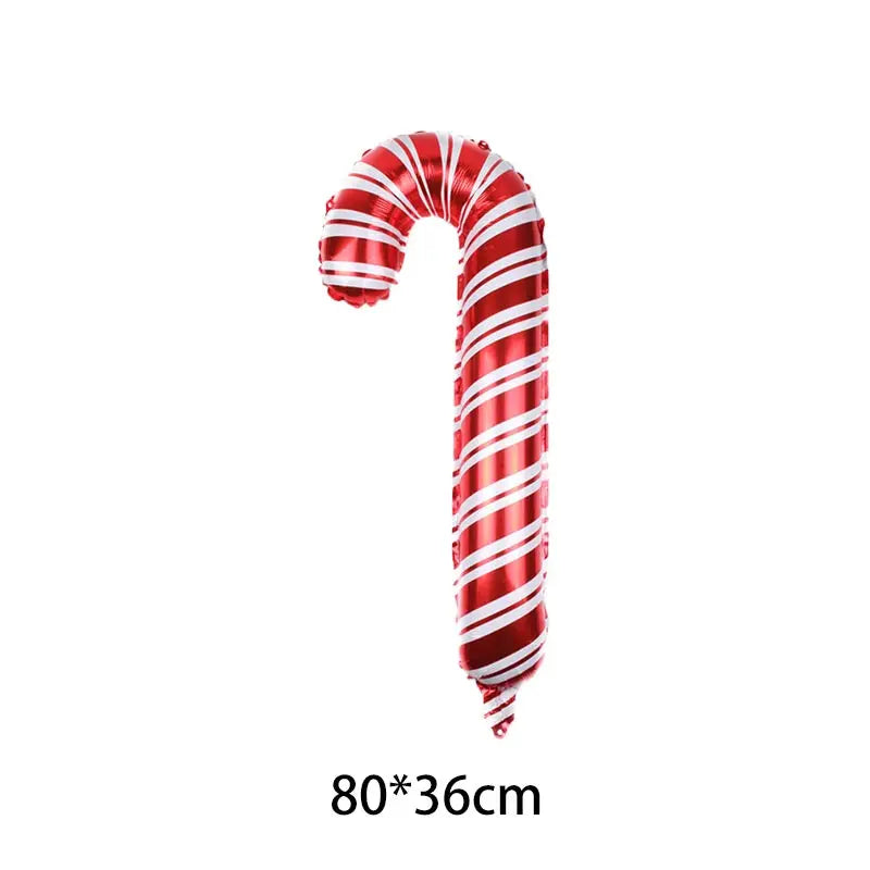 Christmas Decoration Balloons Santa Claus Snowman Aluminum Foil Letter Balloon Banner Merry Christmas Theme Party Decor Supplies
