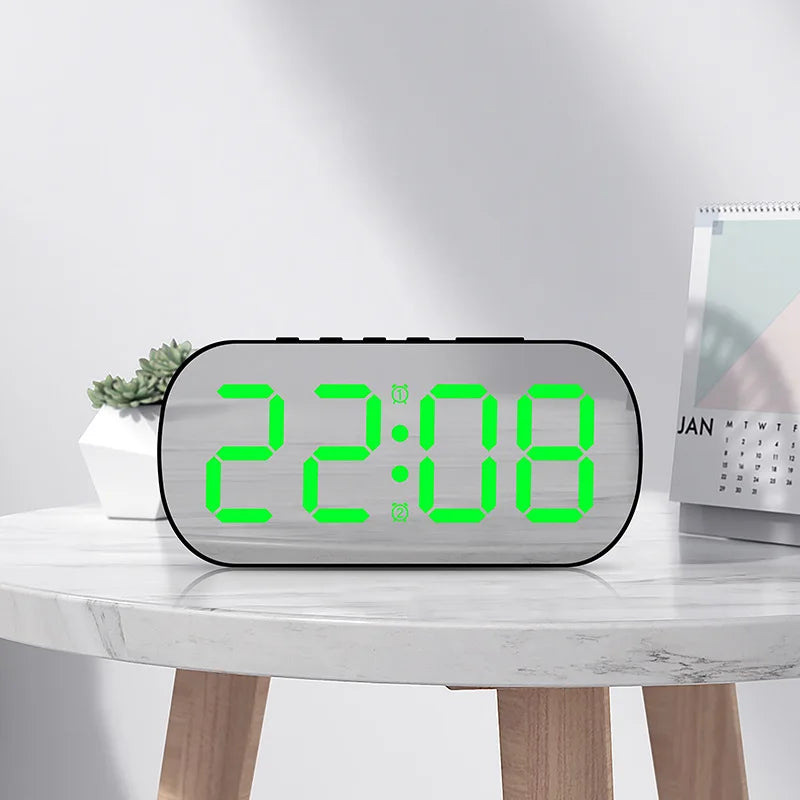 LED Digital Electronic Clock Simple Desktop Alarm Clock Living Room Bedroom Decoration Alarm Clock
