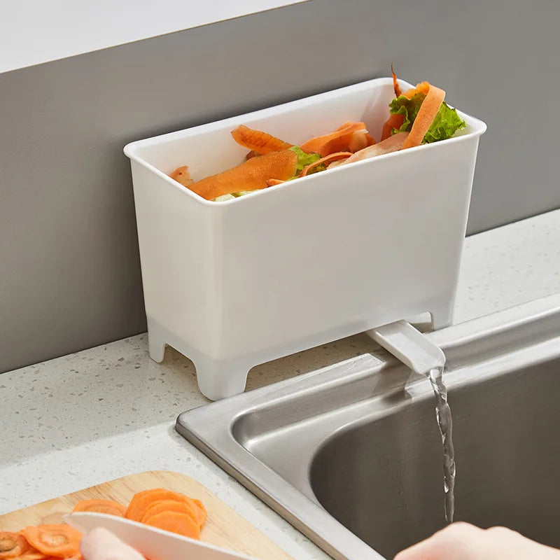 Kitchen Garbage Bin, Sink, Drain Garbage Bin, Sink Residue Filter Box, Household Drain Storage Rack, Household Kitchen Tools