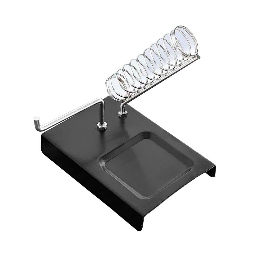 Soldering Iron Stand Portable Holder Soldering Tin Stand with Welding Cleaning Sponge Electric Soldering Iron Accessories