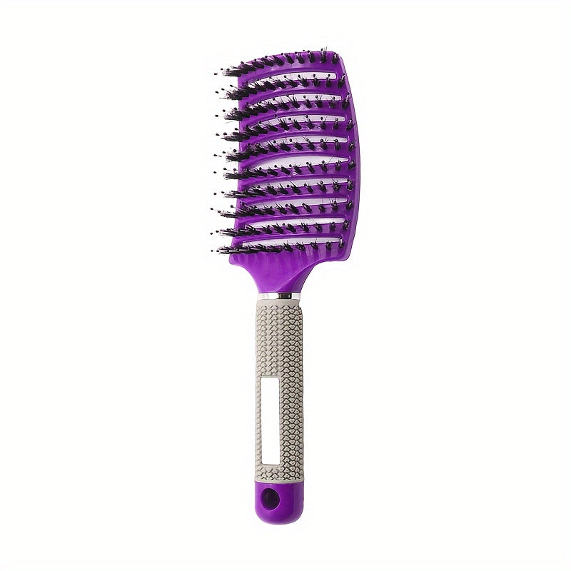 1pc Magic Scalp Massage Hair Brush for Women - Professional Detangling Tool for Wet Curly Hair - Hairdressing Tool, Detangling Brush, Ergonomic Handle, Durable Bristles, Salon Professionals, Styling Accessory, Sleek Design, S