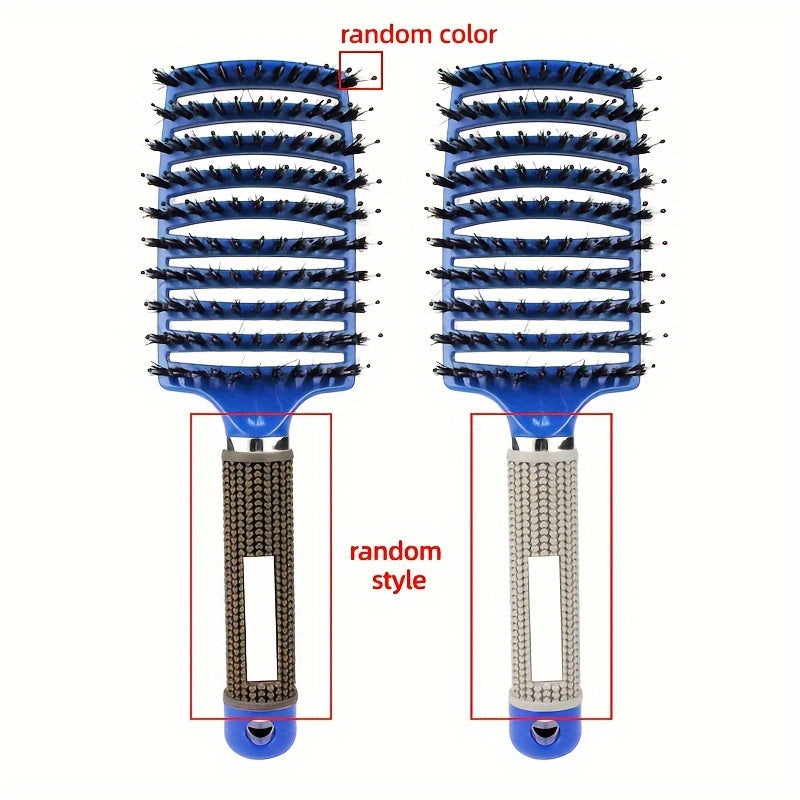 1pc Magic Scalp Massage Hair Brush for Women - Professional Detangling Tool for Wet Curly Hair - Hairdressing Tool, Detangling Brush, Ergonomic Handle, Durable Bristles, Salon Professionals, Styling Accessory, Sleek Design, S