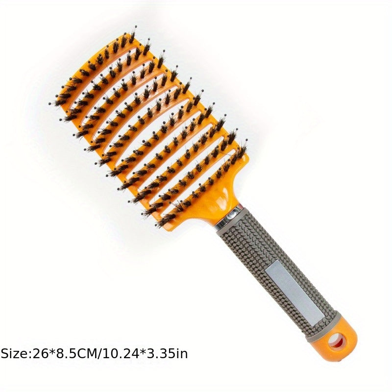 1pc Magic Scalp Massage Hair Brush for Women - Professional Detangling Tool for Wet Curly Hair - Hairdressing Tool, Detangling Brush, Ergonomic Handle, Durable Bristles, Salon Professionals, Styling Accessory, Sleek Design, S